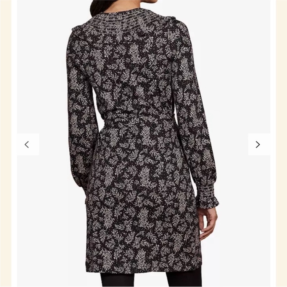 Boden Black and Pink Long Sleeve Dress - Picture 2 of 14